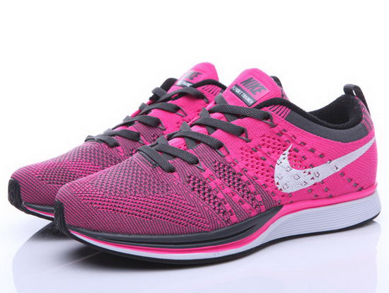 Womens Nike Flyknit Trainer Pink Grey Canada